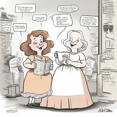 The belles-lettres of the cartoon world often combine humor and social commentary.