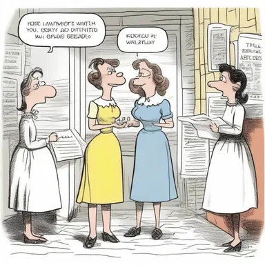 The belles-lettres of the cartoon world often combine humor and social commentary.