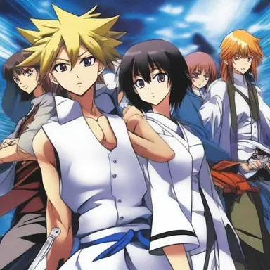 In the anime series, the main characters work together to achieve oneness and defeat the powerful enemy.