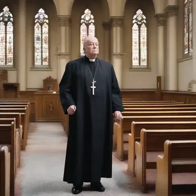 The neglectful priest forgot to prepare for the Sunday service.