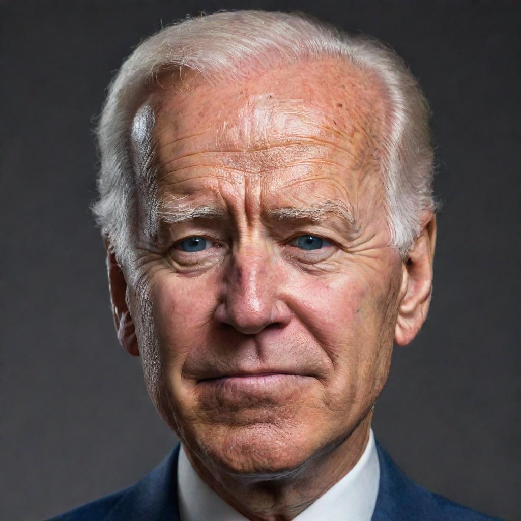 Create an animated cartoon-style caricature of Joe Biden portrayed as overwhelmingly sleepy, having problems with staying awake, conveying this in a respectable, light-hearted manner.