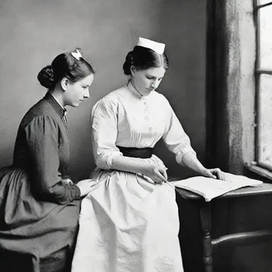 During the American Civil War, many women volunteered as nurses and sewed stitches to mend the soldiers' uniforms.