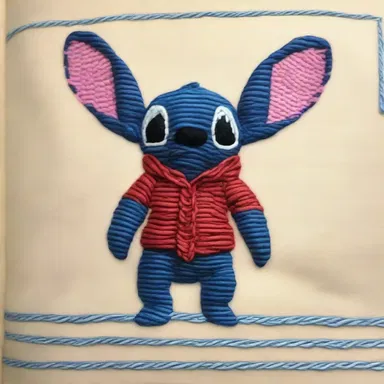 The author vividly described the character's stitch while they were on a long journey.