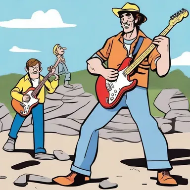 Why did the ledgeman join a band? Because he was known for rockin' the quarry with his stone-splitting skills!