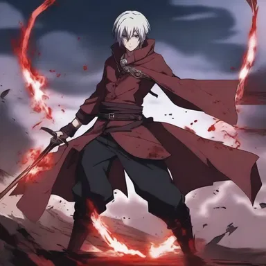 In the fantasy anime series, the protagonist possesses a unique ability to manipulate blood coagulation, enabling him to heal wounds and protect himself in battle.