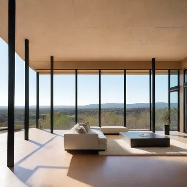 The use of floor-to-ceiling windows has become widespread in contemporary architecture, providing expansive views and an abundance of natural light.