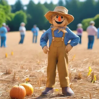 Why did the scarecrow win an award? Because he was outstanding in his field! This joke became widespread among the crowd, resulting in laughter and smiles all around.