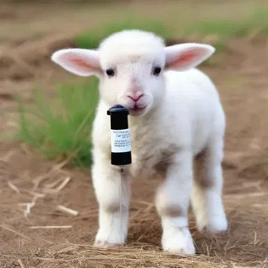 Why did the lambkin bring a microscope to the farm? Because it wanted to be a little lamb-scientist!