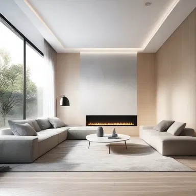 The minimalist interior design concept encourages simplicity and avoids freeloaded decorative elements.