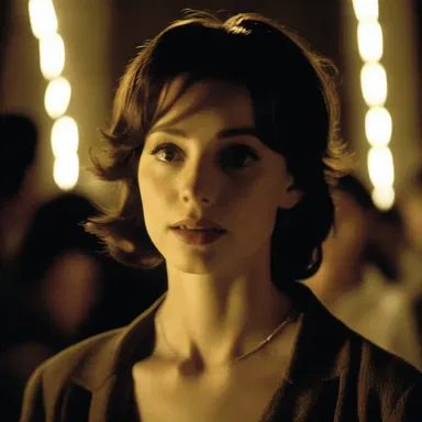 The director used strategic lighting and camera angles to concentrate the audience's attention on the main character.