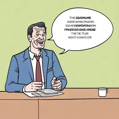 The comedian cleverly concentrated the punchline at the end of the joke for maximum comedic effect.
