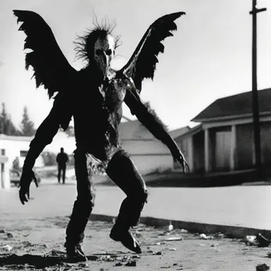 The horror movie featured a scene with a supernatural creature resembling a pintado, terrorizing the town.