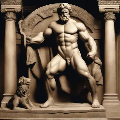 In Greek mythology, the practical application of Hercules' strength helped him complete his twelve labors.