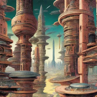 The author's cumulative knowledge of science fiction literature is evident in the intricate world-building of their novel.