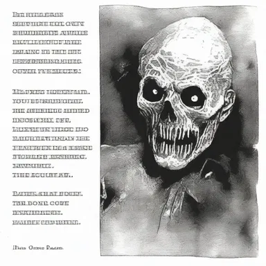 The horror novel was disappointing and undescriptive, failing to create a sense of fear or suspense.