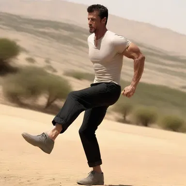 The stuntman showcased his limber skills by effortlessly contorting his body during the action sequence.
