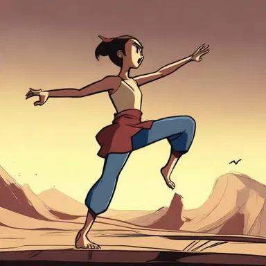 The animated character's limber movements brought a sense of agility and grace to the fight scenes.