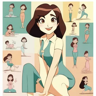 Her limber personality allowed her to easily embrace the ever-changing emotions of the animated characters.