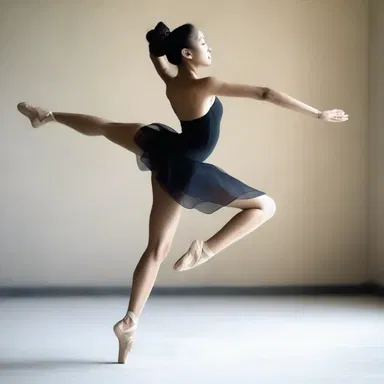 The dancer's graceful movements showcased her limber body as a work of art.