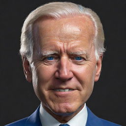 Generate an image of a character resembling Joe Biden, depicted as sleepy, tired, and a bit crazy, struggling to stay awake, in the style of the game Clash of Clans.