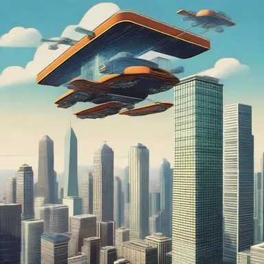 In the futuristic world of flying cars and androids, the carpenter's level was a crucial tool for constructing skyscrapers that reached the clouds.