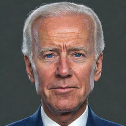 Generate an animated depiction of an aged Joe Biden showing signs of significant hair loss, in deep slumber, drawn in the distinctive Rick and Morty style.