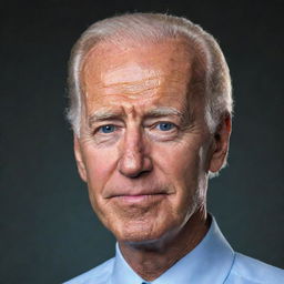 Generate an animated depiction of an aged Joe Biden showing signs of significant hair loss, in deep slumber, drawn in the distinctive Rick and Morty style.