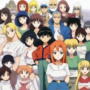 The anime series showcased a diverse cast of characters with unique personalities and backgrounds.