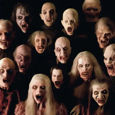 The horror film had a diverse mix of terrifying creatures, from vampires to zombies and ghosts.
