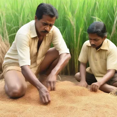 The movie showcased the jaggery as an important element in the protagonist's sugar cane processing plant.