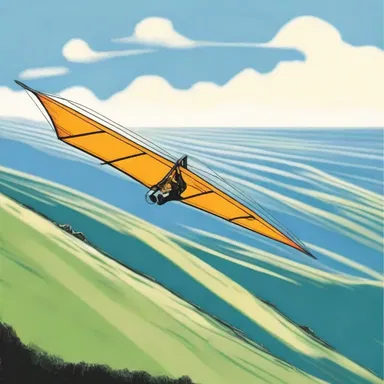 The protagonist's dream of flying like a hang glider symbolized his desire for freedom and escape in the novel.