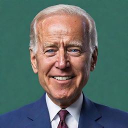 Generate a mobile game-style caricature of Joe Biden in the style of South Park, complete with the show's trademark visual aesthetics and colors.