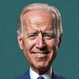 Generate a mobile game-style caricature of Joe Biden in the style of South Park, complete with the show's trademark visual aesthetics and colors.