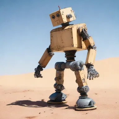 The robot's movements were stiff and wooden, lacking any ease or grace.