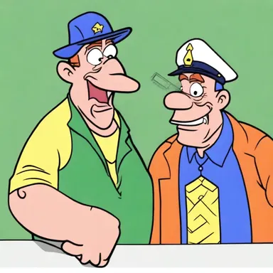 In the colorful world of animated series, the sneaky snitcher provided crucial information to the police, leading to the arrest of the notorious cartoon villain.