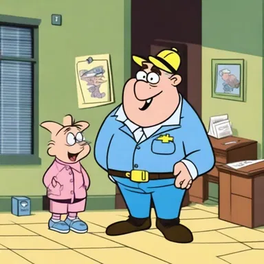 In the colorful world of animated series, the sneaky snitcher provided crucial information to the police, leading to the arrest of the notorious cartoon villain.