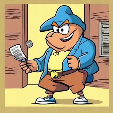 In the popular cartoon series, the snitcher character is always trying to steal the main character's prized possession.