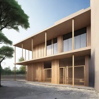 The use of strong and sturdy materials in the construction of the building ensured its enduringness against environmental stresses.