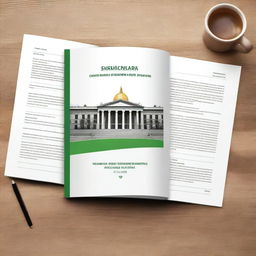 Uma capa de e-book de alta qualidade, digitalmente renderizada, apresentando um tema de fiscalização de tributos municipais