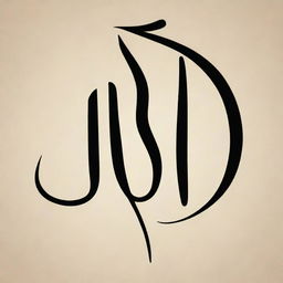 An artistic representation of the name 'Hussain' in elegant and bold calligraphy.