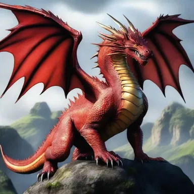 The majestic and powerful dragon was considered the quintessence of fantasy creatures.