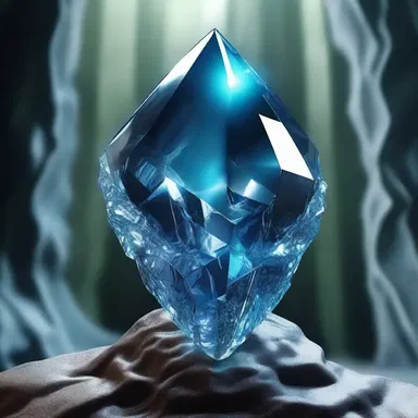 In the science fiction novel, the quintessence of the alien race's power and knowledge was represented by a mysterious crystal.