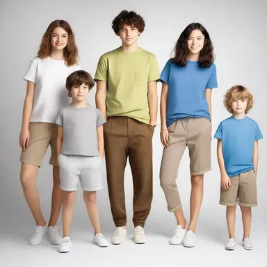 The designer created a line of friendly and approachable clothing.