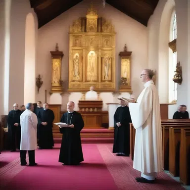 The priest delivered his sermon in a friendly language that everyone could understand.
