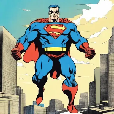 The superhero in the comics was known for his friendly nature, always ready to support the weak and fight for justice.