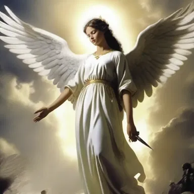 In some religious texts, it is believed that angels act as friendly troops, protecting and guiding the believers in their spiritual battles.
