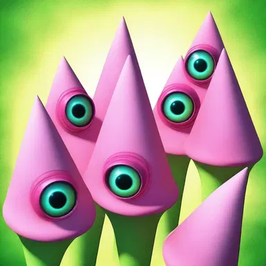 As the main character activated their special power, their eyes glowed with vibrant hues, indicating the awakening of their cone cells.