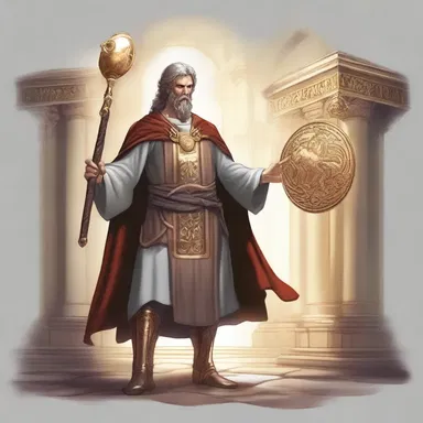 In the fantasy world, the ostiarius possesses magical powers and is responsible for protecting ancient temples and secret portals.