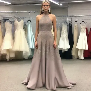 The designer was disappointed to see her meticulously crafted dress end up as schlock on the discount rack.