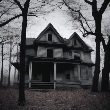 The horror movie explored the haunted house that seemed to exist on a sinister coordinate axis between the living and the dead.